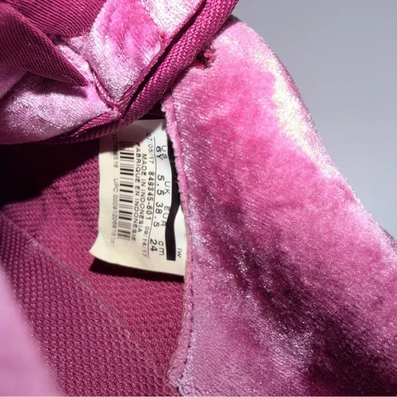 Nike Air Force 1 Purple Velvet Sneakers Women’s 7 - Picture 6 of 9